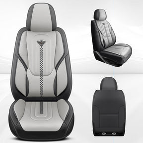 Capa Universal Completa Para Carro Izurus em Couro Legítimo e AirBag +BRINDES: 3 Tapetes Para Carro e Capa de Volante