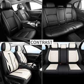 Capa Universal Completa Para Carro Izurus em Couro Legítimo e AirBag +BRINDES: 3 Tapetes Para Carro e Capa de Volante