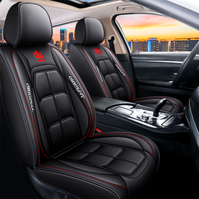 Capa Universal Completa Para Carro Thunder em Couro Legítimo e AirBag +BRINDES: 3 Tapetes Para Carro e Capa de Volante
