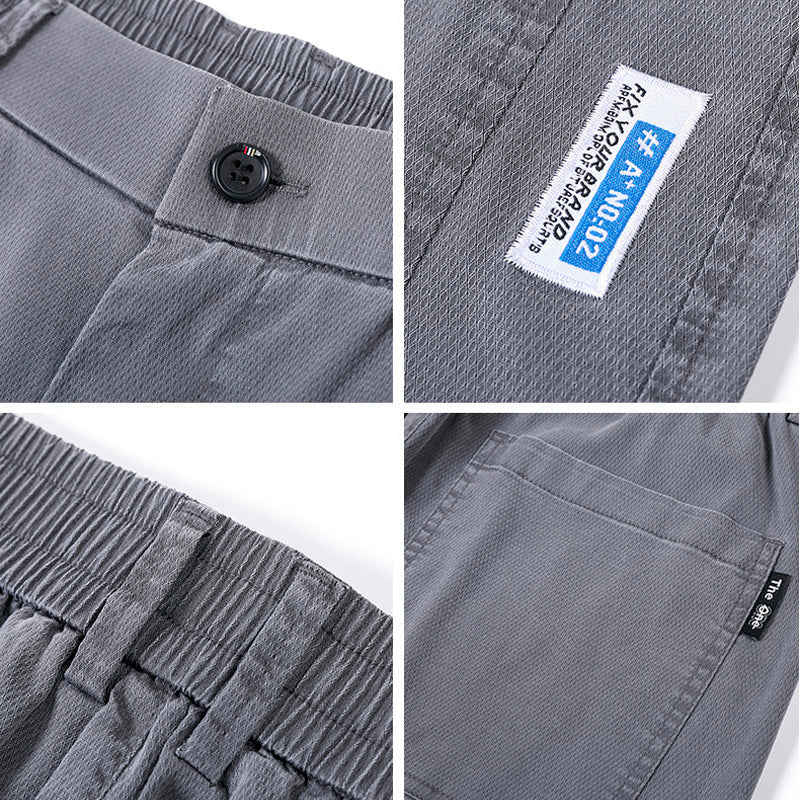 [Leve 3 Pague 2] Calça Masculina Navon em Seda Gelo e Poliéster +BRINDES: Relógio, Cinto e Carteira