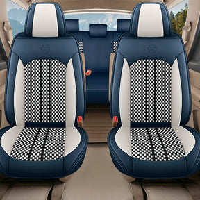 Capa Universal Completa Para Carro Evotek em Couro Legítimo e AirBag +BRINDES: 3 Tapetes Para Carro e Capa de Volante