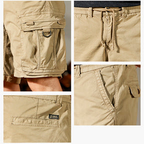 [Leve 3 Pague 2] Shorts Masculinos Selva em Tecido de Algodão e Poliéster (Qualidade e Robustez!) +BRINDES: Relógio, Cinto e Carteira