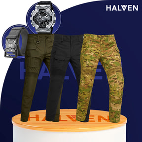 [Leve 3 Pague 2] Calça Militar Falcon em Tecido RipStop e Poliéster +BRINDES: Relógio Tático e Cinto Tático