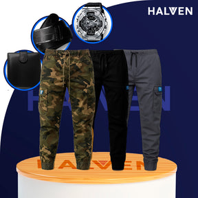 [Leve 3 Pague 2] Calça Masculina Bravox em Tecido Tático Militar e Poliéster +BRINDES: Relógio, Cinto e Carteira