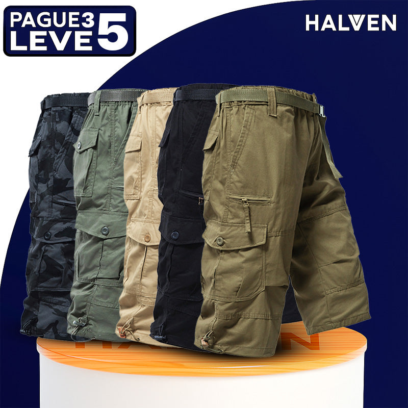 [Leve 5 Pague 3] Shorts Masculinos Titan em Algodão e Poliéster (Conforto e Frescor Incomparável!)
