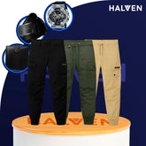 [Leve 3 Pague 2] Calça Masculina Vonir em Tecido Tático Militar e Poliéster +BRINDES: Relógio, Cinto e Carteira