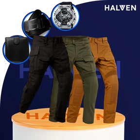 [Leve 3 Pague 2] Calça Masculina Vektor em Tecido Tático Militar e Poliéster +BRINDES: Relógio, Cinto e Carteira