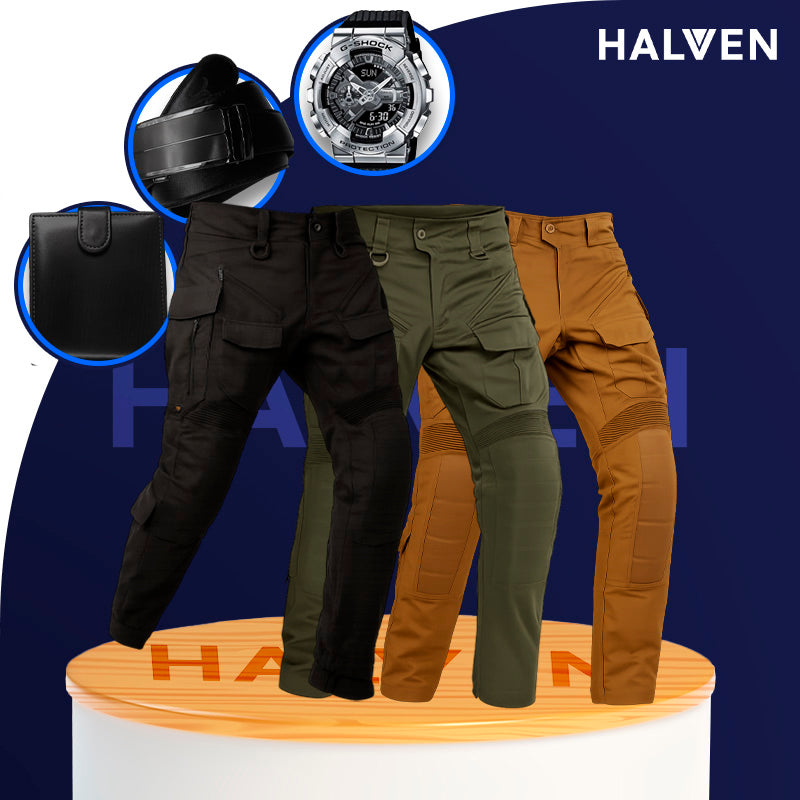 [Leve 3 Pague 2] Calça Masculina Vektor em Tecido Tático Militar e Poliéster +BRINDES: Relógio, Cinto e Carteira