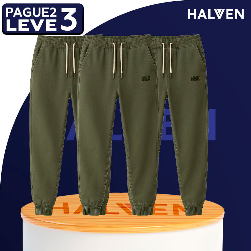 [Leve 3 Pague 2] Calça Masculina Dixon em Tecido de Algodão e Poliéster (Autentica e Estilosa!)