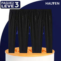 [Leve 3 Pague 2] Calça Masculina Virtus em Seda Gelo e Poliéster (Frescor e Conforto de Qualidade!)